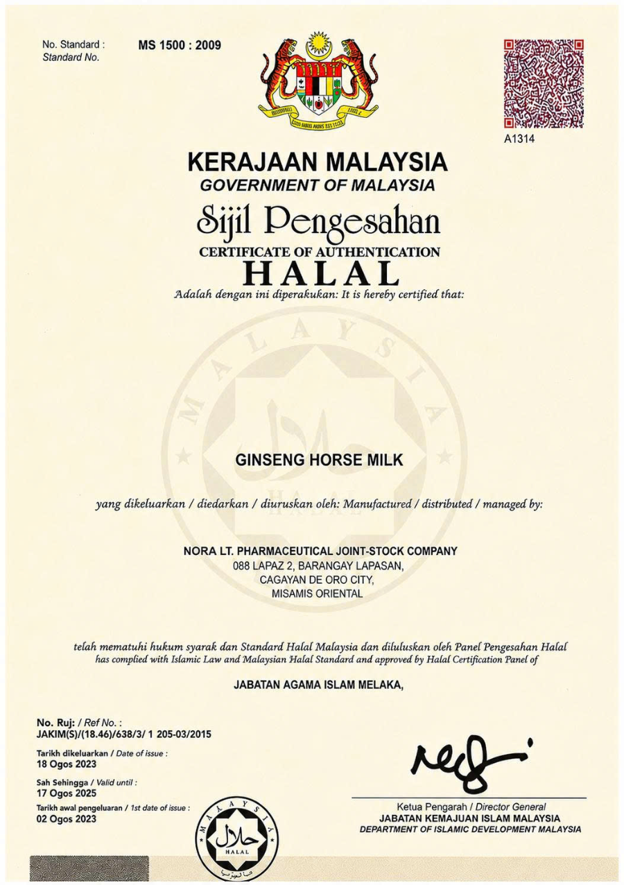 Sijil Halal MS 1500:2009
