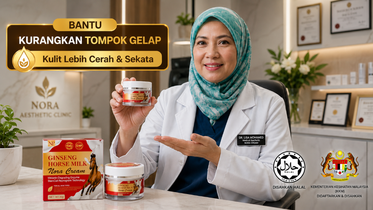 Dr. Lisa Mohamed memperkenalkan Ginseng Horse Milk Nora Cream